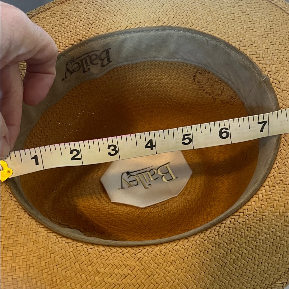 Unique Straw Hat, Wine Cork Accents - Picture 7 of 8